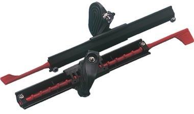 Kayaker Adjustable Footbrace with Rudder Control - black 1