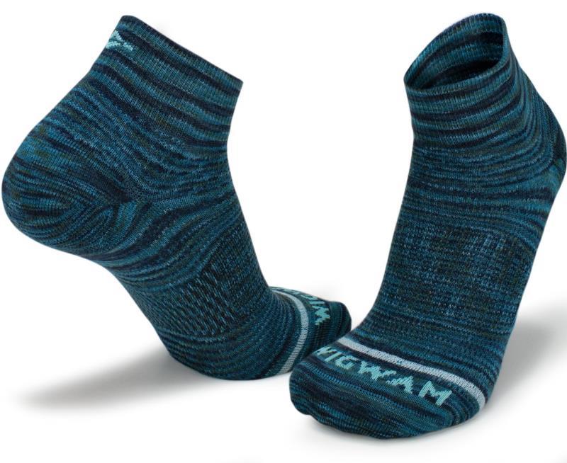 Bravura Quarter Lightweight Socks - Caribbean 1