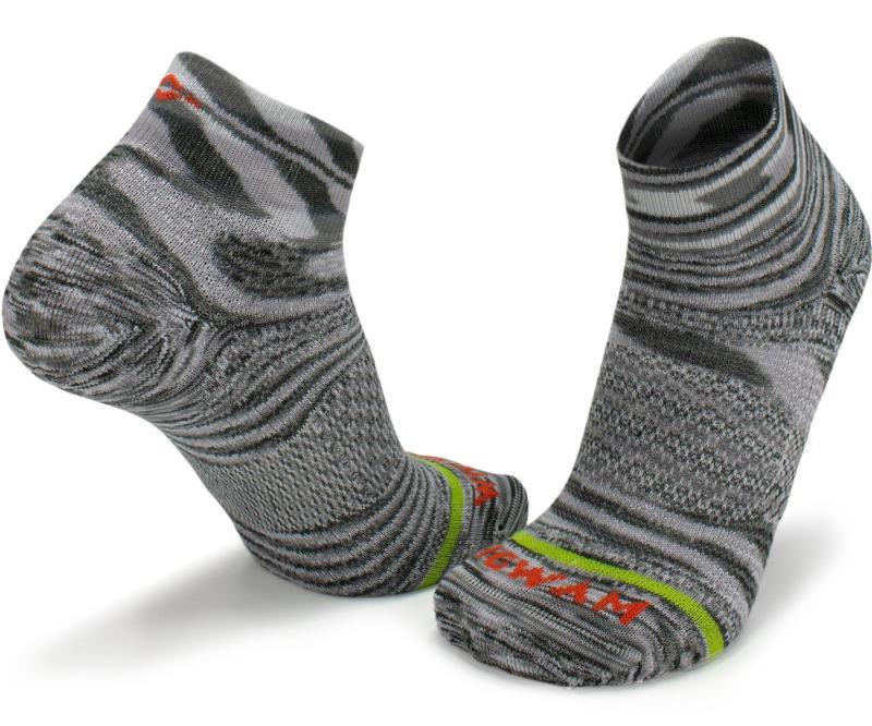 Bravura Quarter Lightweight Socks - Granite 1