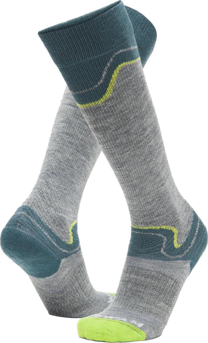 Snow Junkie Lightweight Over-the-Calf Socks - Grey 1