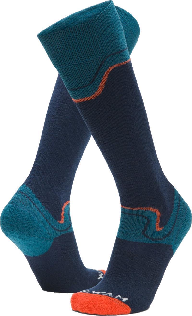 Snow Junkie Lightweight Over-the-Calf Socks - Navy 1