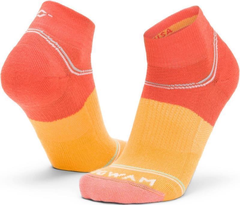 Surpass Lightweight Quarter Socks - Red / Orange 1