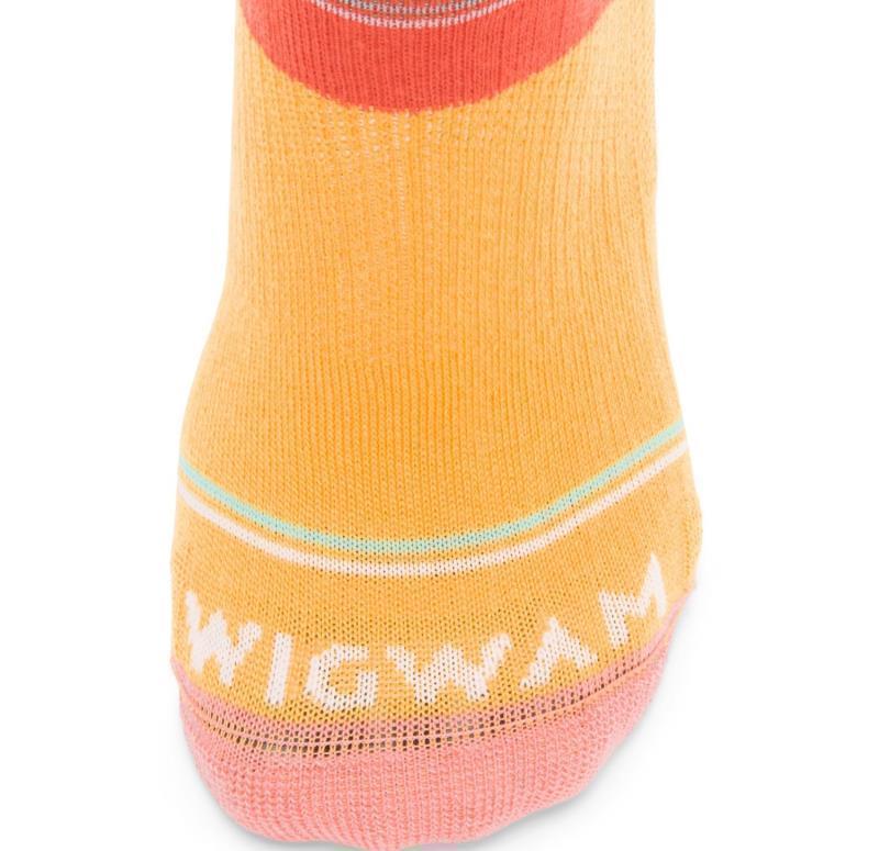 Surpass Lightweight Quarter Socks - Red / Orange 2