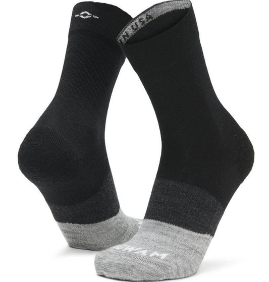 Trail Junkie Light Mid-Crew Socks  - Black 1