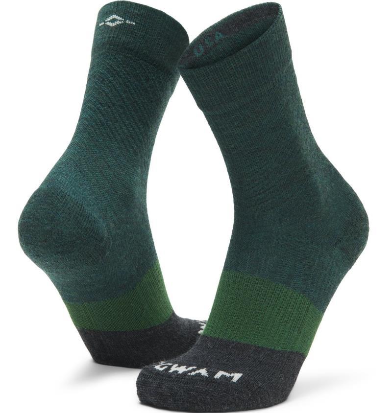 Trail Junkie Light Mid-Crew Socks  - June Bug 1