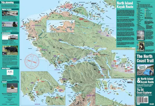 North Coast Trail Waterproof Map - Not Applicable 1