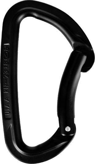 Session Bent Gate Carabiner - Black 1