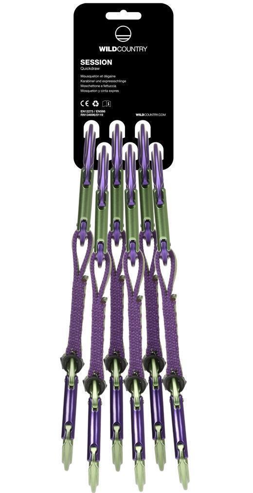 Session Quickdraw 12cm - Set of 6 - Purple / Green 1