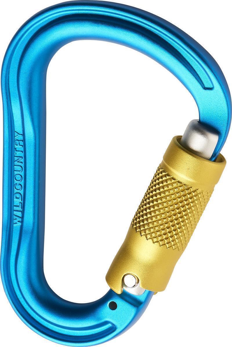 Xenon HMS Trilock Carabiner - blue / yellow 1