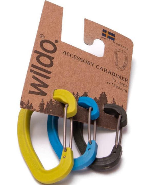 Carabiner - 3 Pack - lime / light blue / olive 1