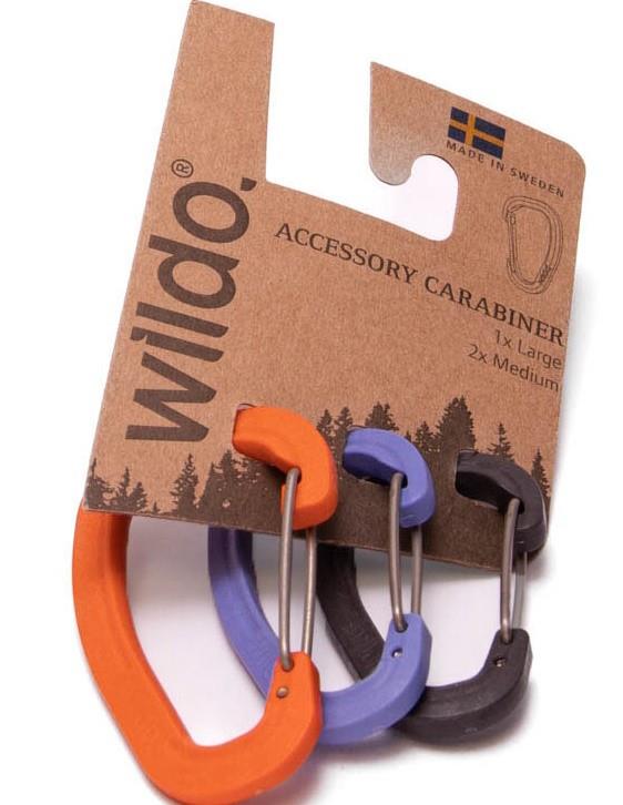 Carabiner - 3 Pack - orange / blueberry / dark grey 1