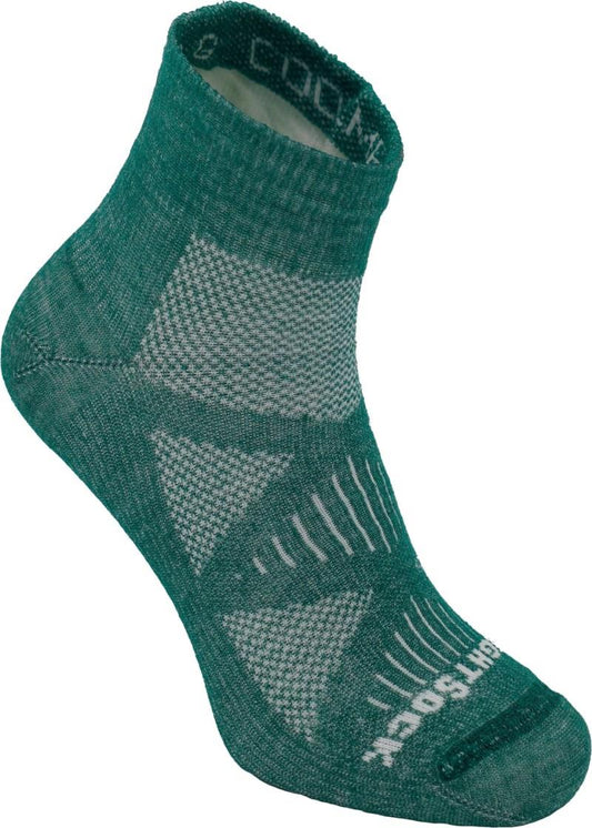 Coolmesh II Cushion Quarter Socks - alpine green 1