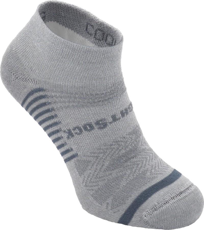 Coolmesh II Lo Quarter Socks - grey 1