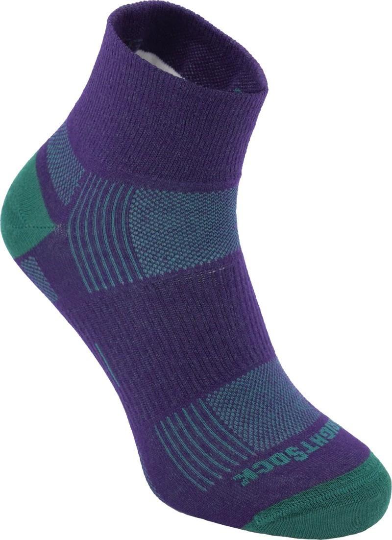 Explore Quarter Socks - wildberry / alpine 1