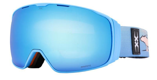 Chaos Goggles - Blue Lens - Polar Bear Strap - blue 1