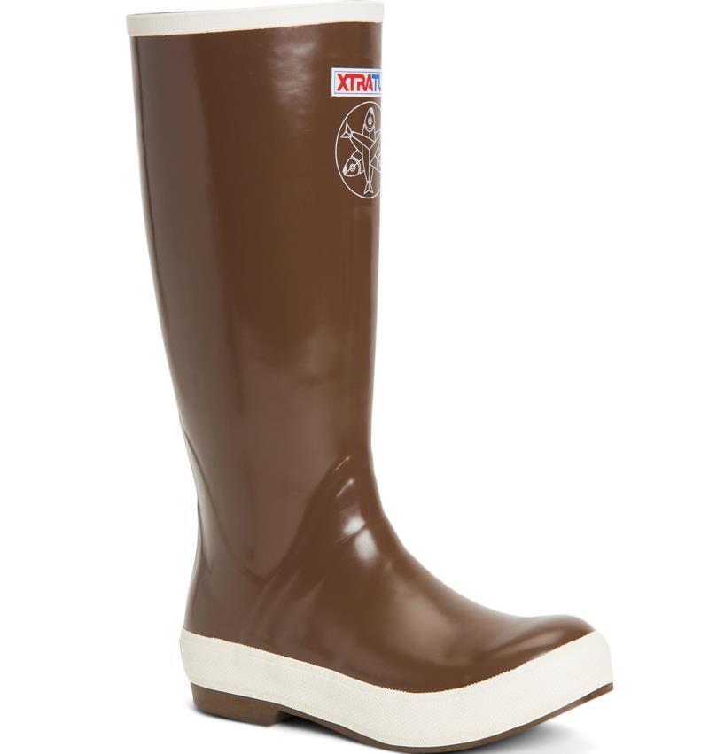 15" Salmon Sisters Legacy Boots - Womens - Brown / Puffin Print 2