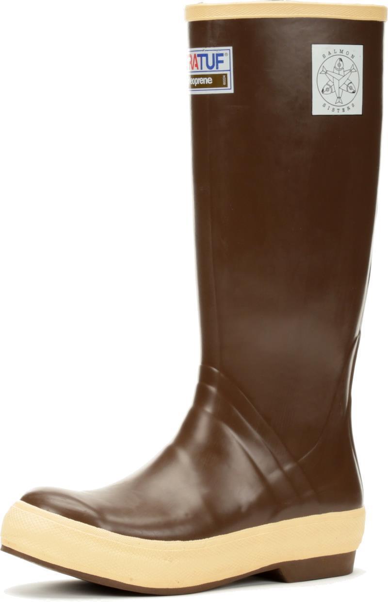 15" Salmon Sisters Legacy Boots - Womens - Chocolate / Salmon 6