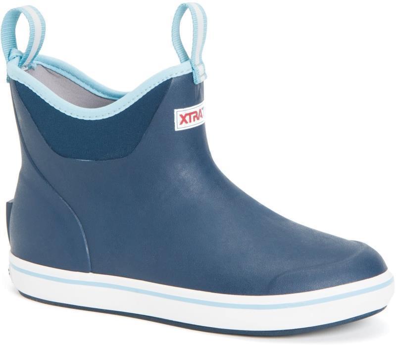 6" Ankle Deck Boots - Womens - Navy 1