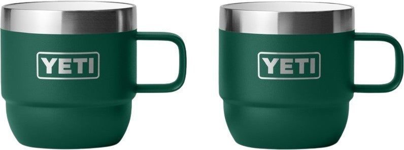 Rambler 177ml / 6oz Espresso Mug - 2 Pack - black forest green 1