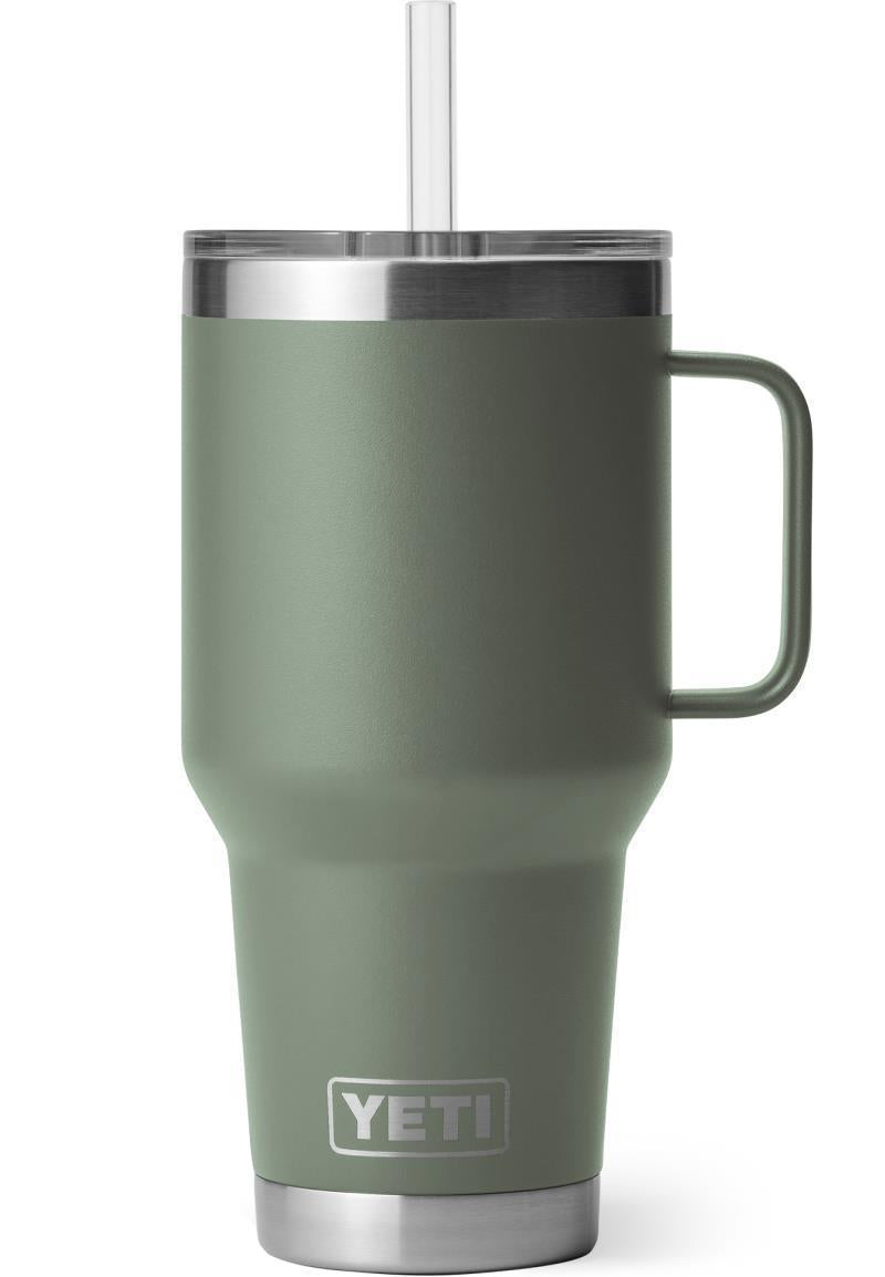 Rambler 1L / 34oz Straw Mug - Camp Green 1