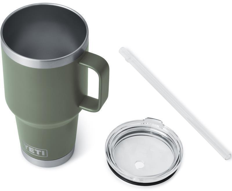 Rambler 1L / 34oz Straw Mug - Camp Green 3
