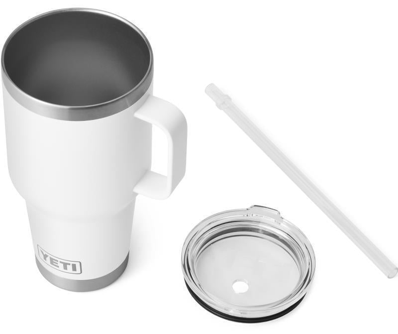 Rambler 1L / 34oz Straw Mug - White 3
