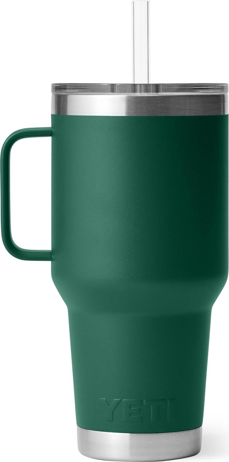 Rambler 1L / 34oz Straw Mug - black forest green 1