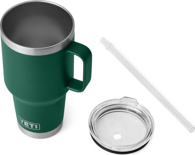 Rambler 1L / 34oz Straw Mug - black forest green 1