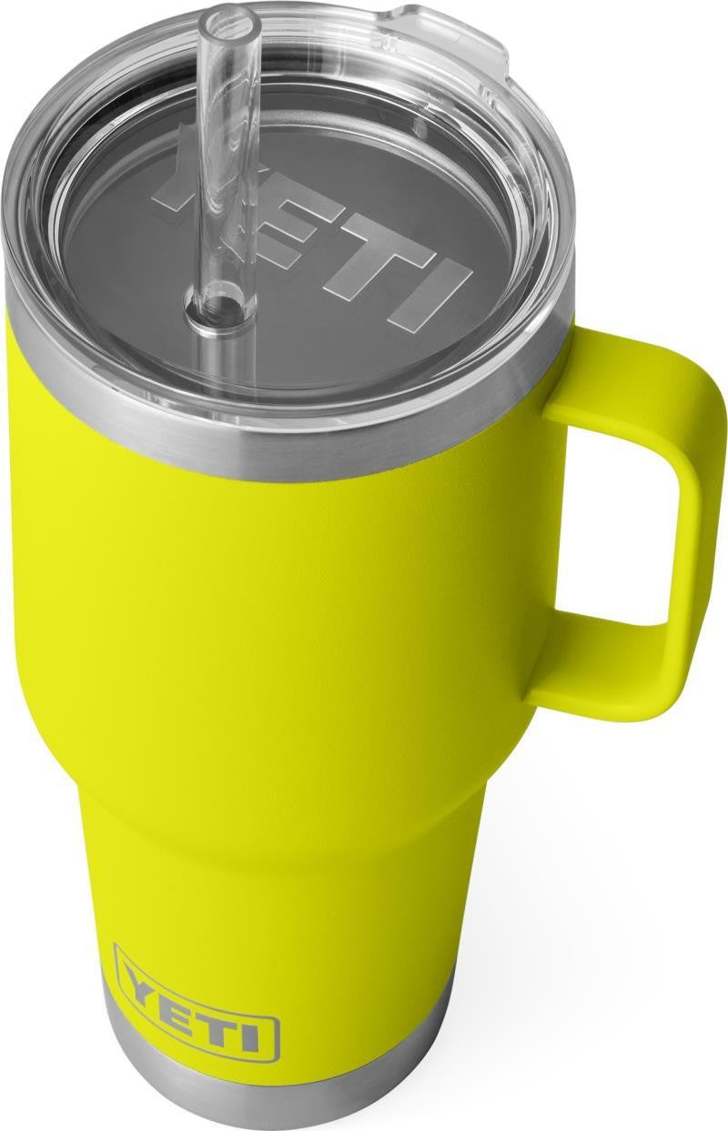 Rambler 1L / 34oz Straw Mug - firefly yellow 1