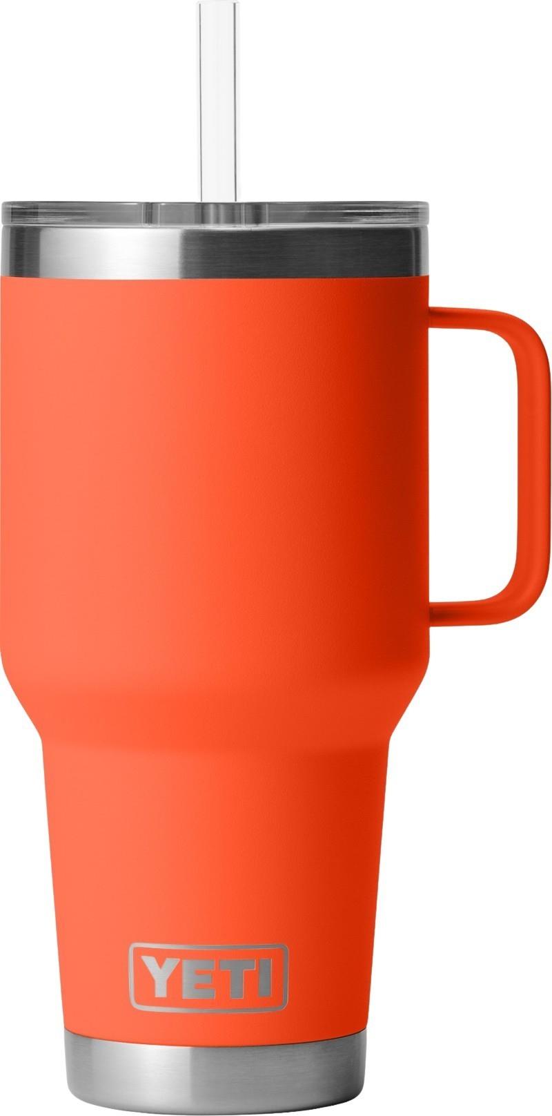 Rambler 1L / 34oz Straw Mug - papaya 1