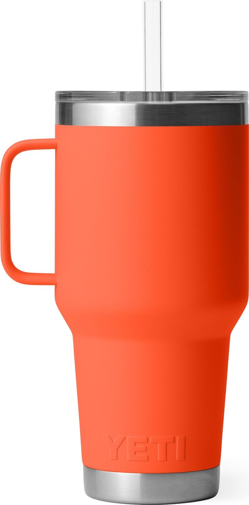 Rambler 1L / 34oz Straw Mug - papaya 1