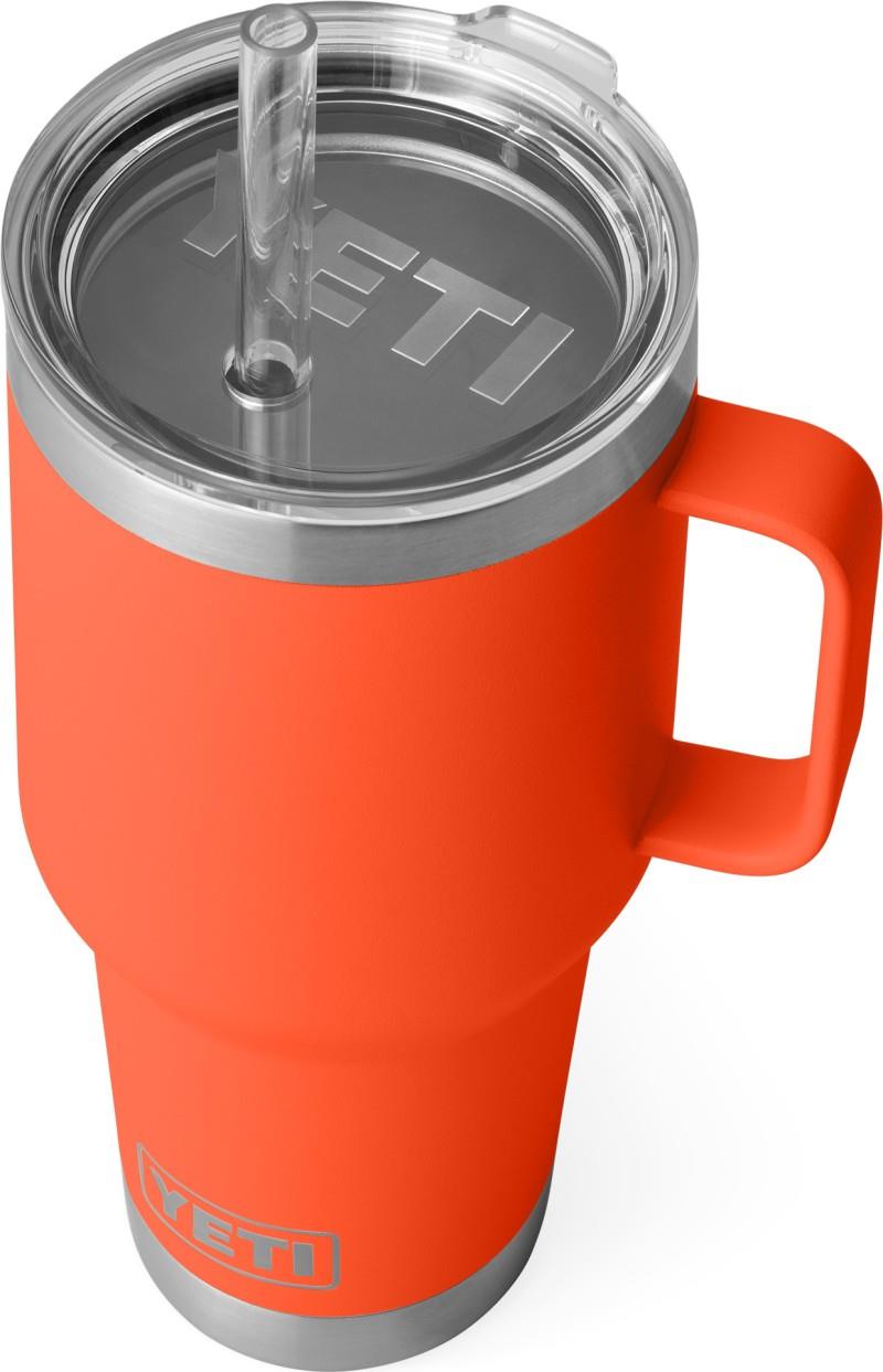 Rambler 1L / 34oz Straw Mug - papaya 1