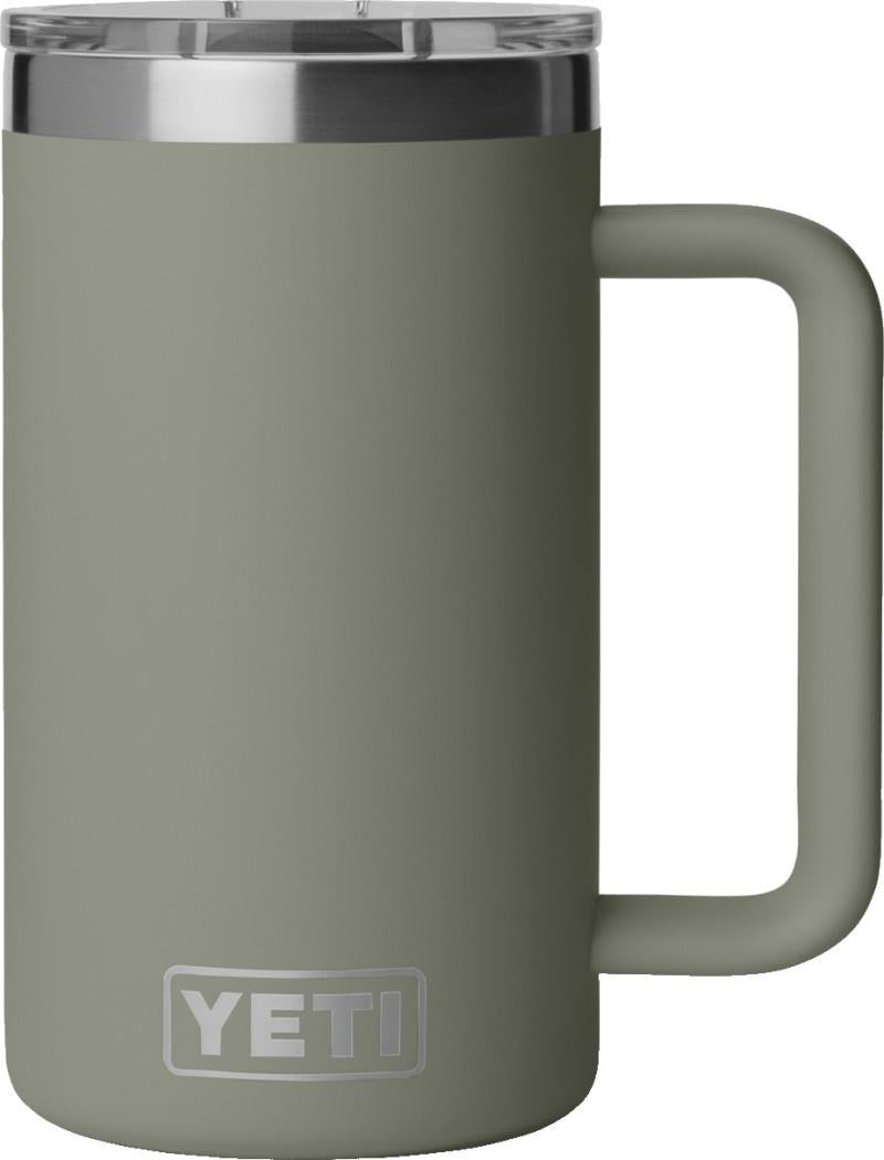 Rambler 24oz / 710ml 2.0 Ceramic Lined Mug w/ Magslider Lid - pampa green 1