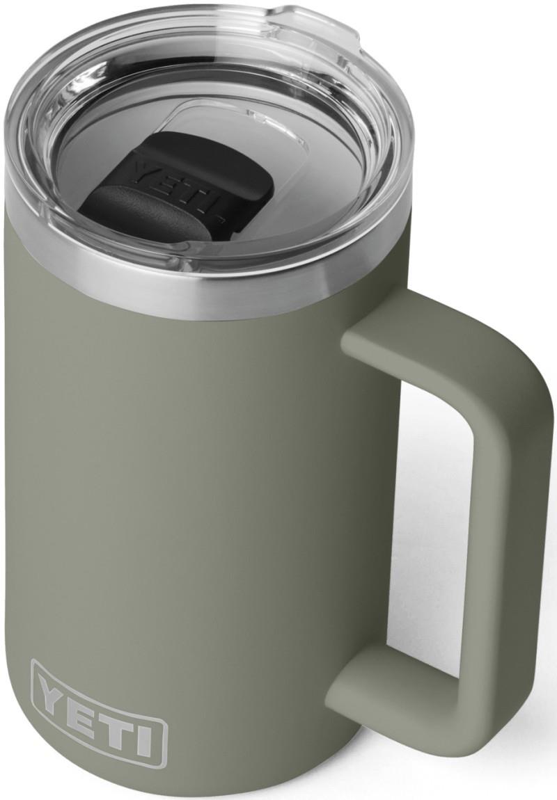 Rambler 24oz / 710ml 2.0 Ceramic Lined Mug w/ Magslider Lid - pampa green 1