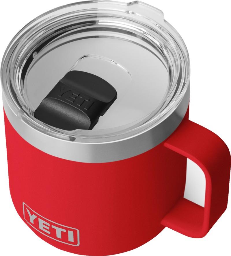 Rambler 414ml / 14oz Mug 2.0 w/ MagSlider Colored Lid - rescue red 1