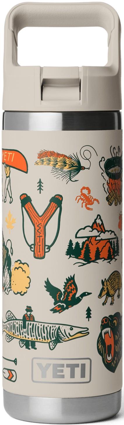 Rambler 532ml / 18oz Bottle w/ Colo-Matched Straw - Printed - cape summer camp 1