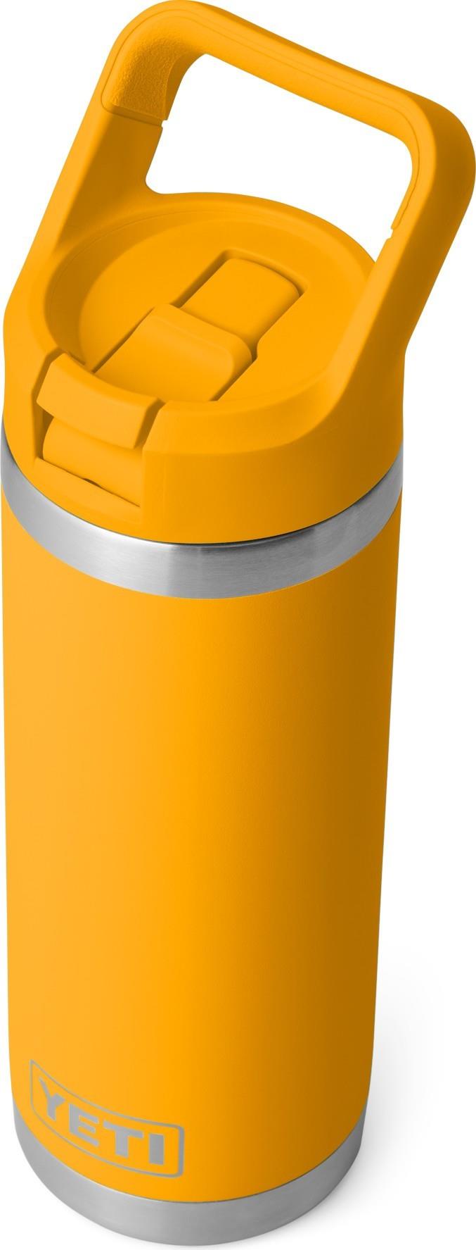Rambler 532ml / 18oz Bottle w/ Colored Straw - beekeeper 1