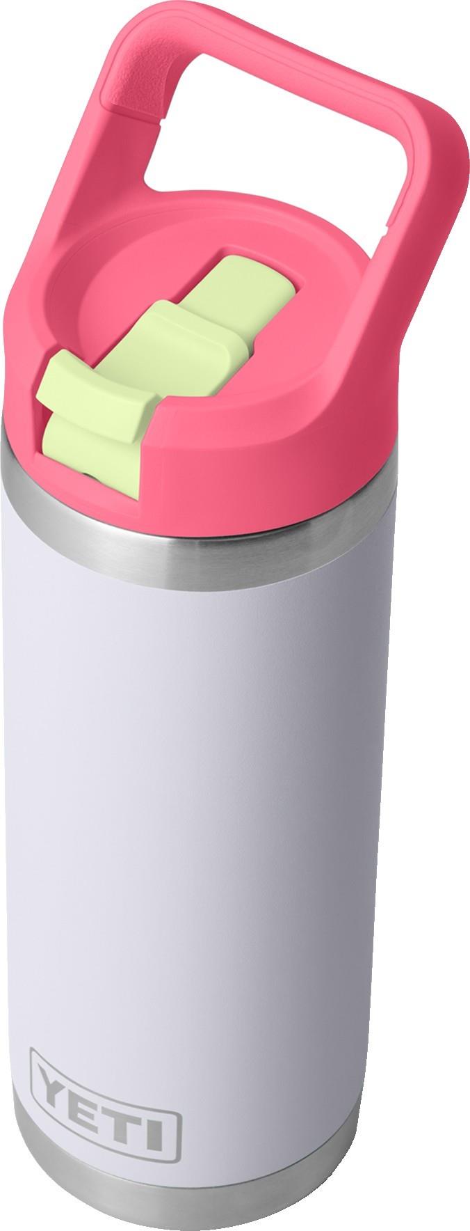 Rambler 532ml / 18oz Bottle w/ Colored Straw - mist / pink / grasshopper 1