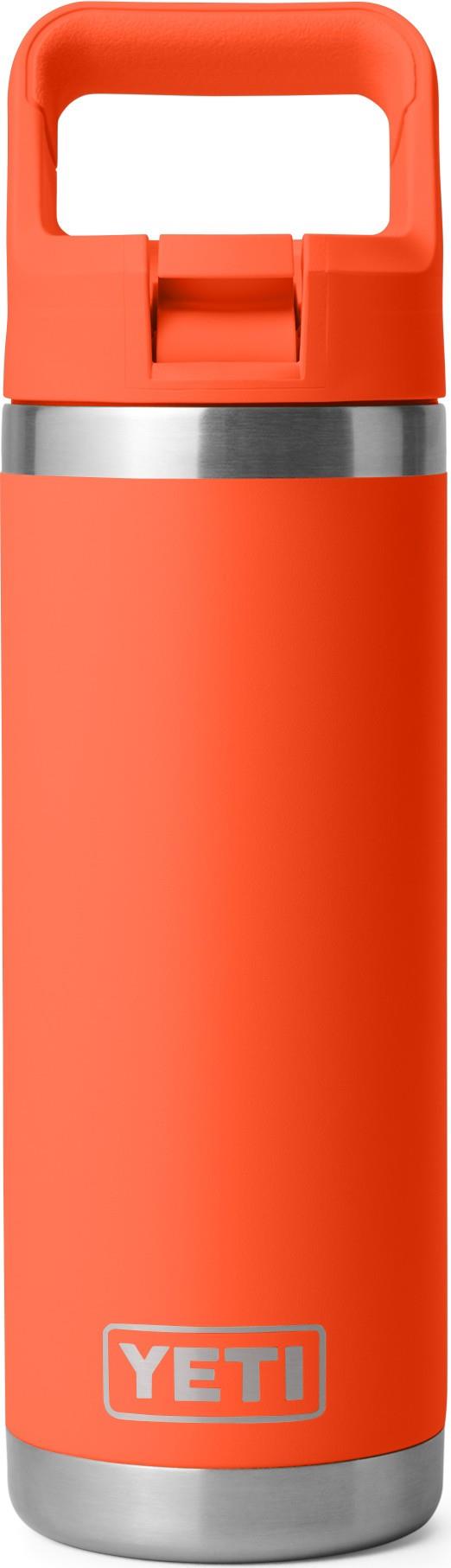 Rambler 532ml / 18oz Bottle w/ Colored Straw - papaya 1
