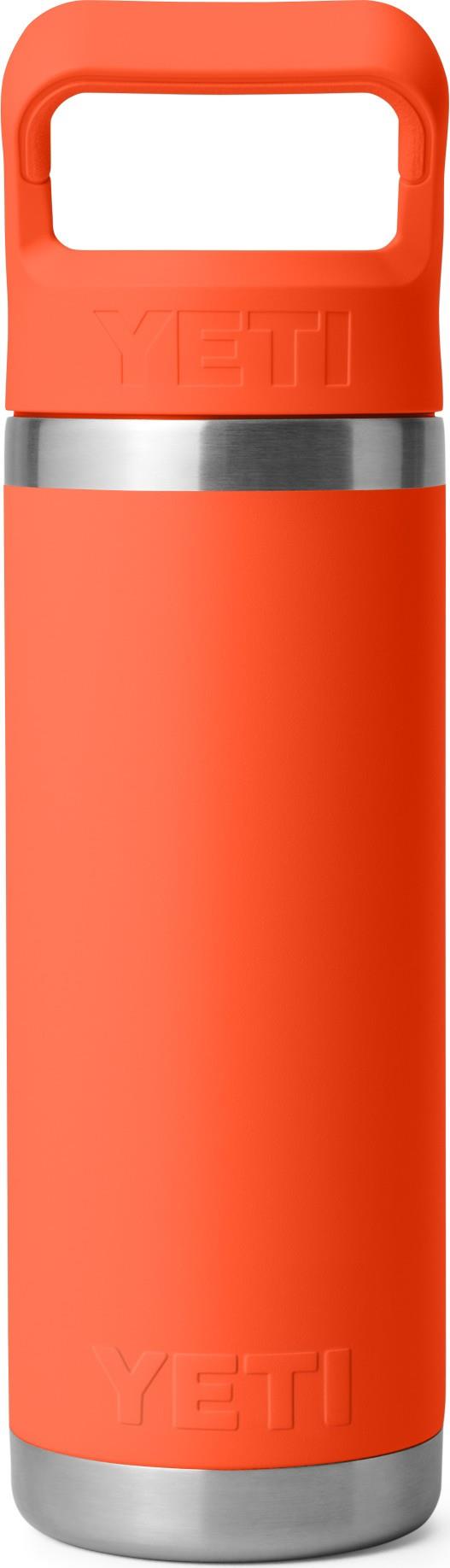Rambler 532ml / 18oz Bottle w/ Colored Straw - papaya 1