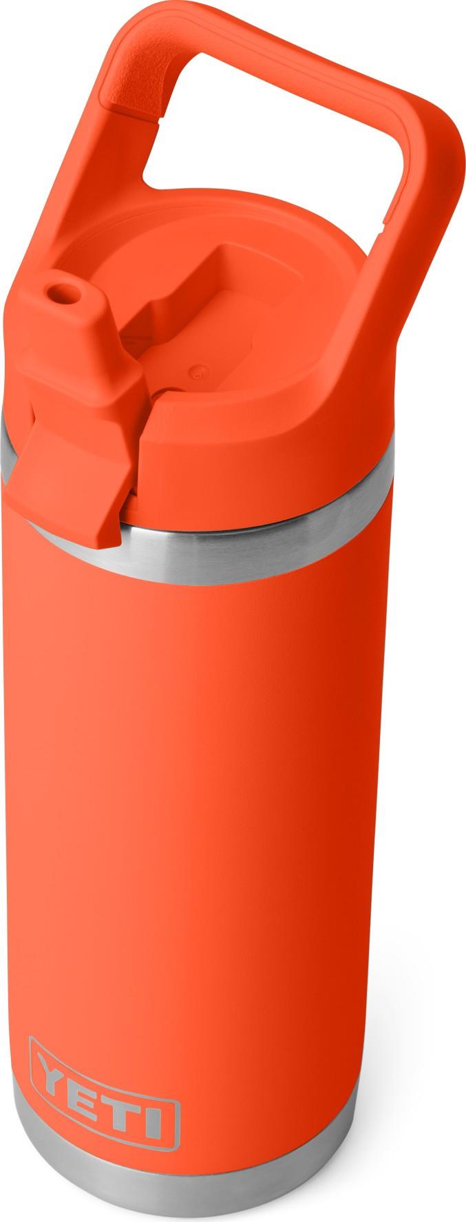 Rambler 532ml / 18oz Bottle w/ Colored Straw - papaya 1