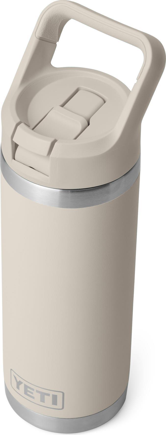Rambler 532ml / 18oz Bottle with Colored Straw - cape taupe 1