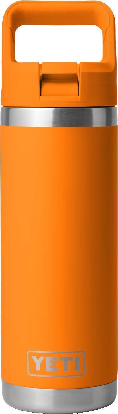 Rambler 532ml / 18oz Straw Bottle - king crab orange 1
