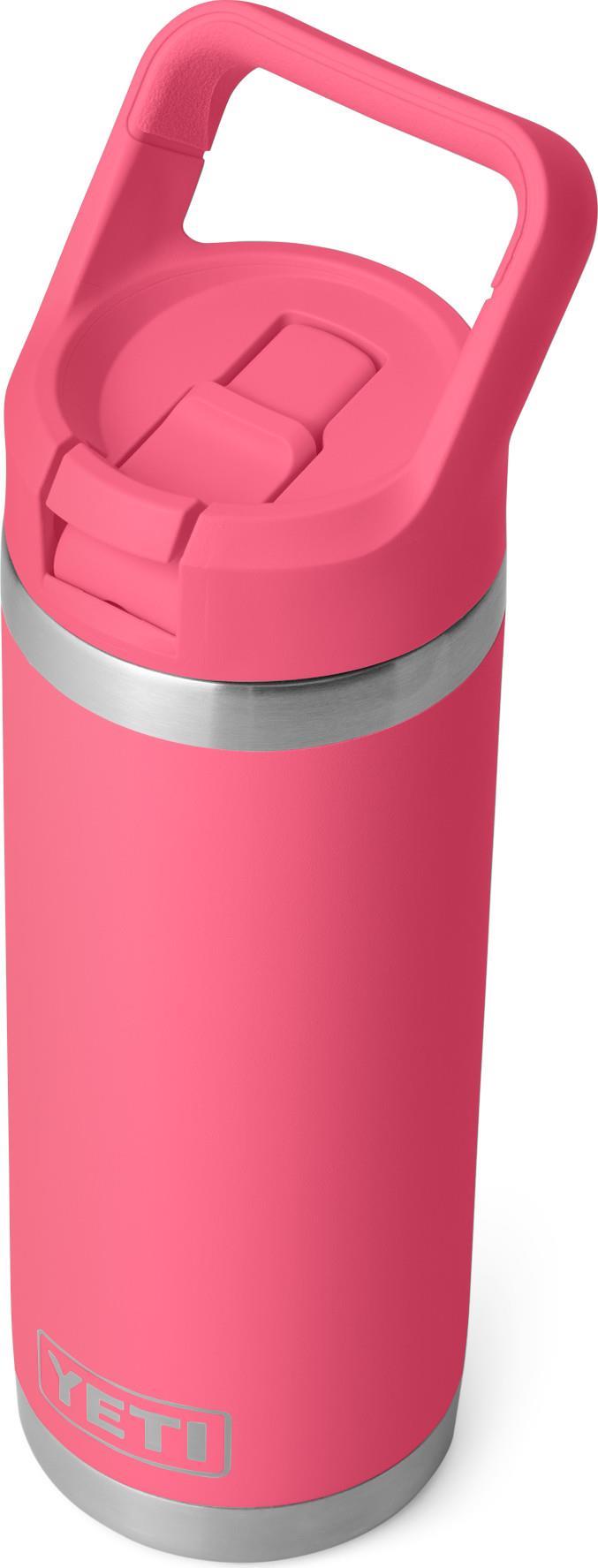 Rambler 532ml / 18oz Straw Bottle - tropical pink 1