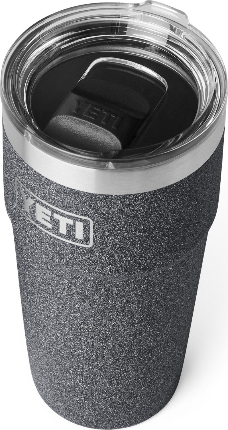 Rambler 591ml / 20oz Stackable Cup w/ Magslider - black stone 1