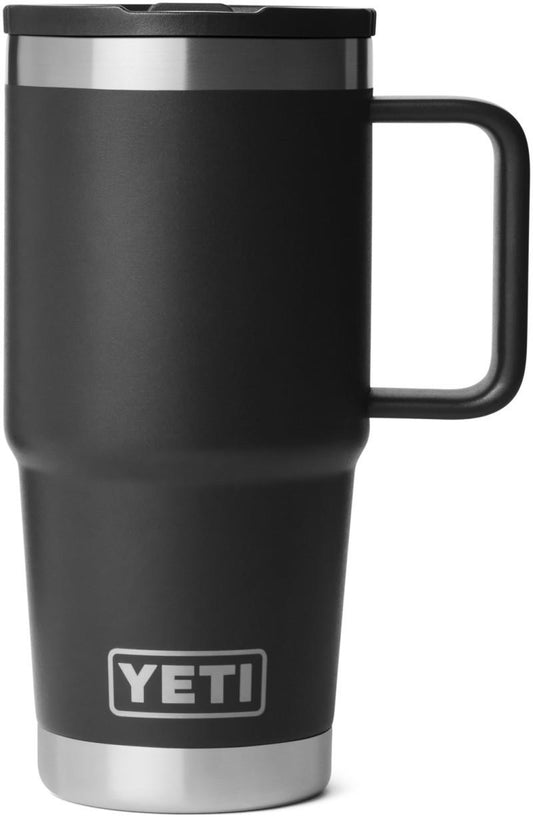 Rambler 591ml / 20oz Travel Mug w/ Straw - black 1