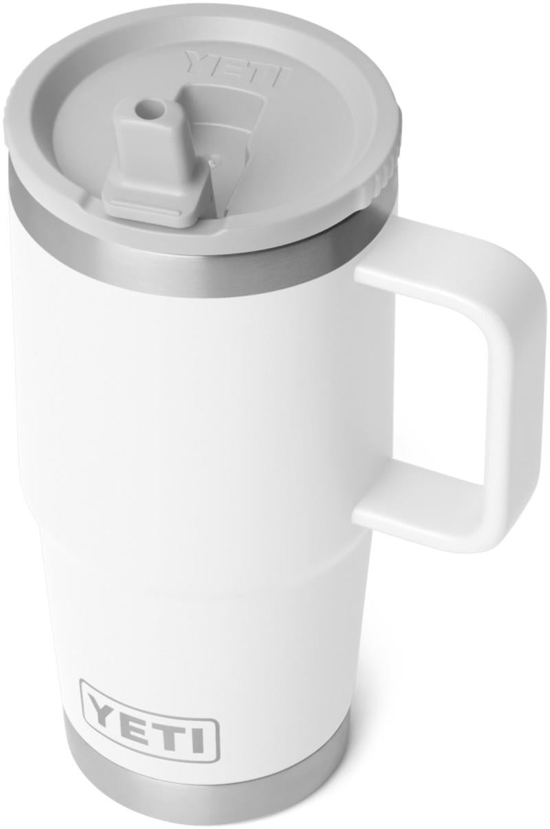 Rambler 591ml / 20oz Travel Mug w/ Straw - white 1