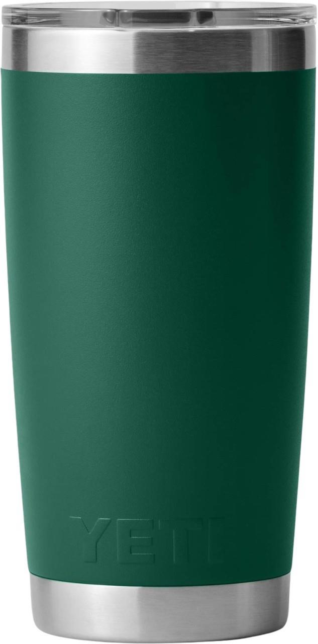 Rambler 591ml / 20oz Tumbler w/ Magslider - black forest green 1