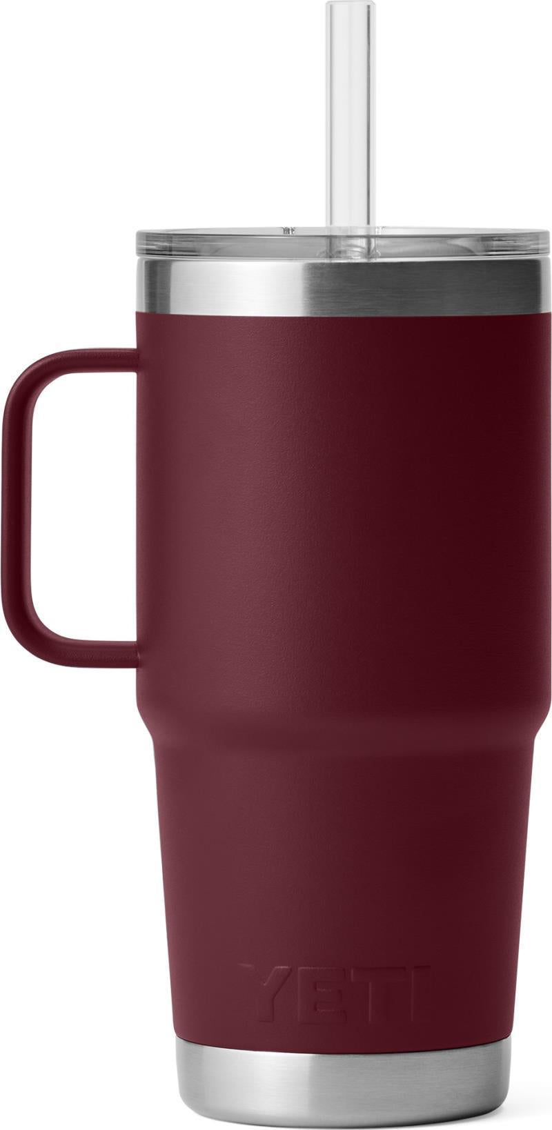 Rambler 739ml / 25oz Straw Mug - wild vine red 1