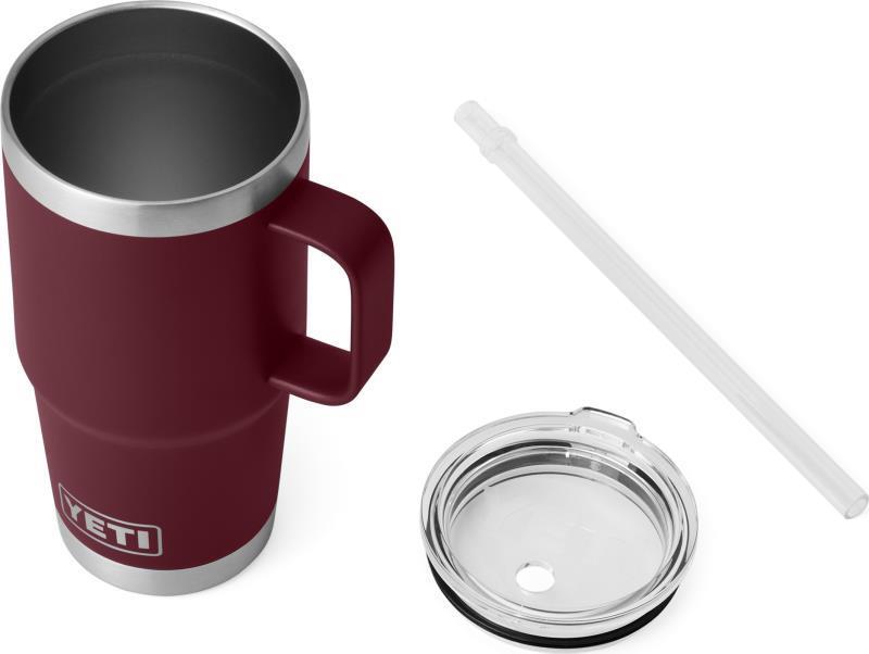 Rambler 739ml / 25oz Straw Mug - wild vine red 1